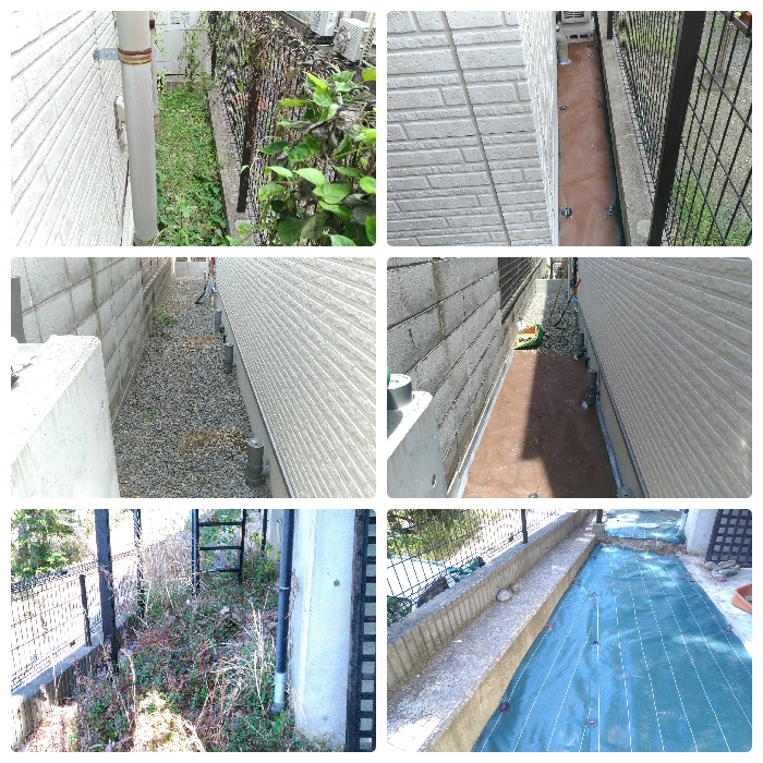 例：防草シート